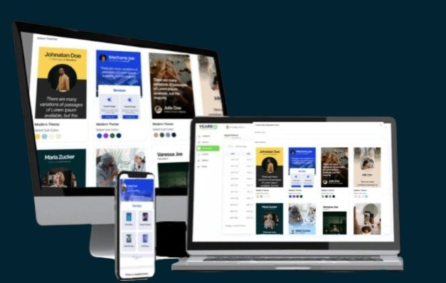 My Purple Page: Digital Business Card & One-Page Website Builder